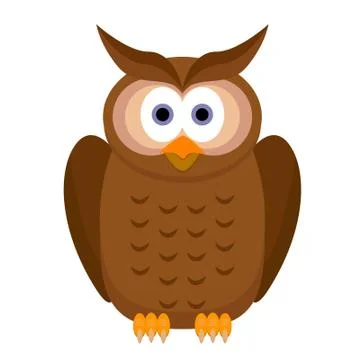 Vector owl for your ideas Stock Illustration