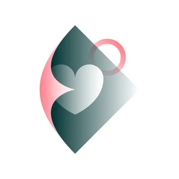 Vector package in gradient style. Digital art Stock Illustration