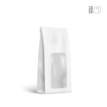 Vector Packaging Package Bag Isolated on White Background Ilustración de archivo
