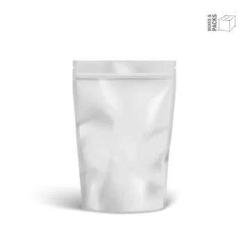 Vector Packaging Package Bag Isolated on White Background イラスト素材