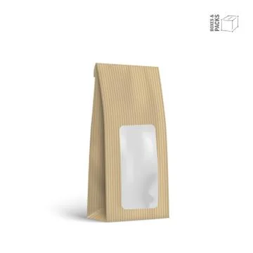 Vector Packaging Package Bag Isolated on White Background イラスト素材