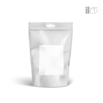 Vector Packaging Package Bag Isolated on White Background イラスト素材
