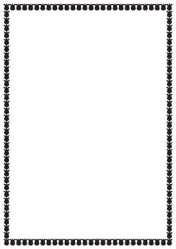 Vector Page border A4 design for project イラスト素材