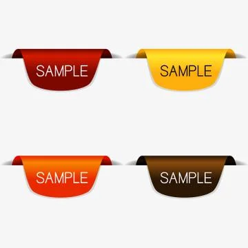 Vector page tags Stock Illustration