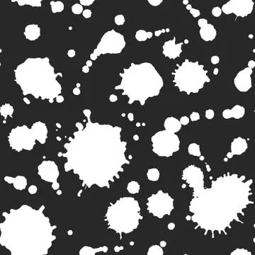 Vector Paint Blots Pattern Stock Illustration