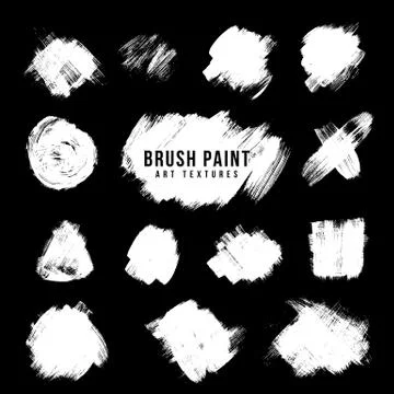 Vector paint brush strokes texture. Stock-Illustration