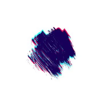 Vector paint brush strokes texture. Stock Illustration