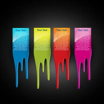 Vector paint Illustrazione stock