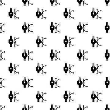 Vector paint pattern seamless vector Illustrazione stock