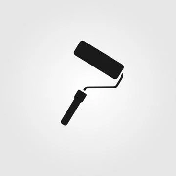Vector paint roller icon Stock Illustration