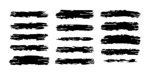 Vector paint stroke brush イラスト素材