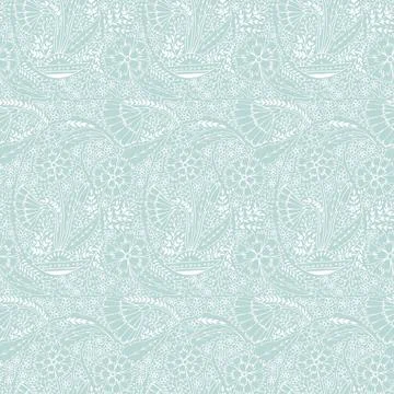 Vector paisley repeat seamless pattern. イラスト素材