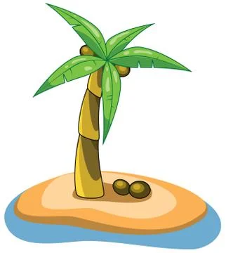 Vector palm clip-art Stock Illustration