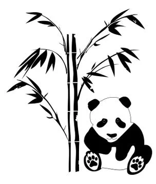 Vector panda bear Stock Illustration