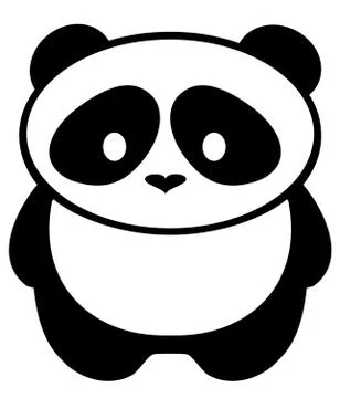 Vector Panda Bear Stock Illustration