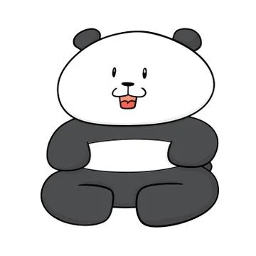 Vector of panda Stock Illustration