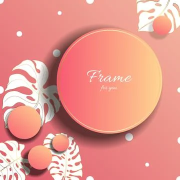 Vector paper art of Spring in the mountains on the gradient gray and green Stock Illustration