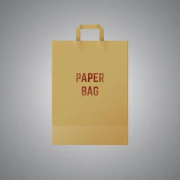 Vector paper bag Stock Illustration