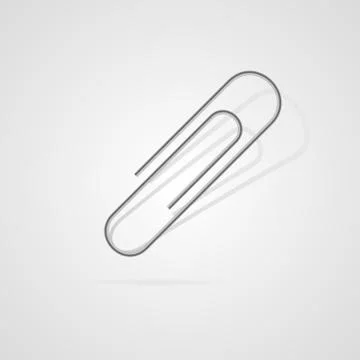 Vector paper clip Stock Illustration