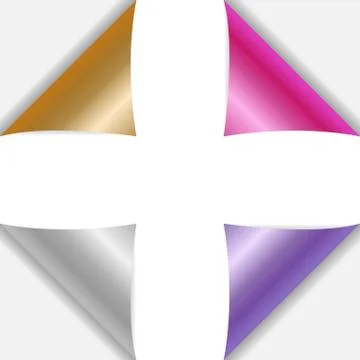 Vector paper corners Stock Illustration