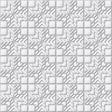 Vector paper cut geometric modern background. Illustrazione stock