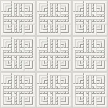 Vector paper cut geometric modern background. 스톡 일러스트