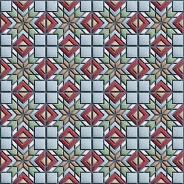 Vector paper cut geometric modern background. Stockillustratie