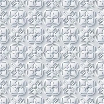 Vector paper cut geometric modern background. Stock Illustration
