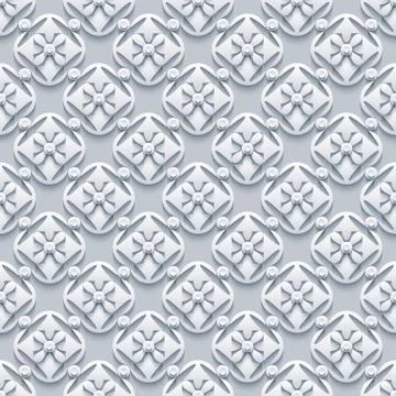 Vector paper cut geometric modern background. 库存插图