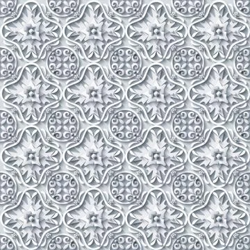 Vector paper cut geometric modern background. イラスト素材