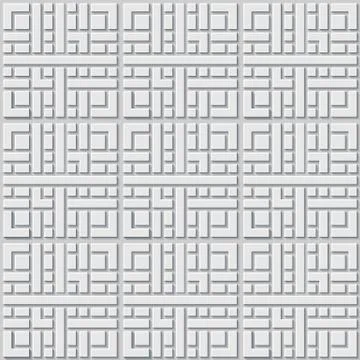 Vector paper cut geometric modern background. Stock Illustration