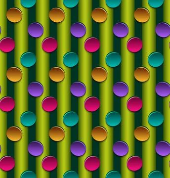 Vector paper cut geometric modern background. Stock-Illustration