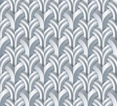 Vector paper cut geometric modern background. イラスト素材