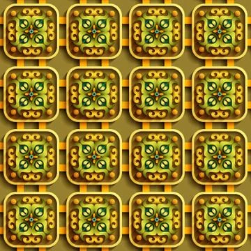 Vector paper cut geometric modern background 库存插图