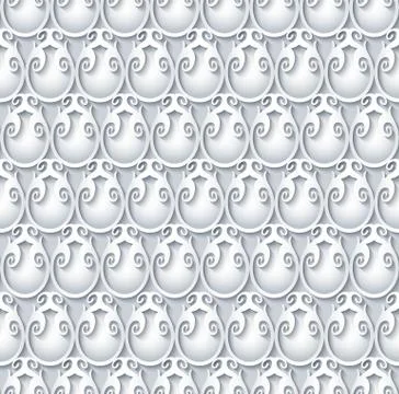 Vector paper cut geometric modern background. Stock Illustration