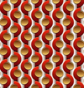 Vector paper cut geometric modern background. イラスト素材