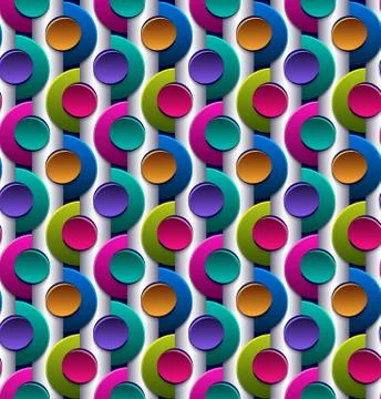 Vector paper cut geometric modern background. Stock Illustration
