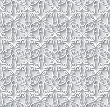 Vector paper cut geometric modern background. Stockillustratie