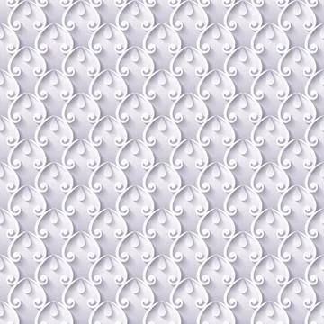 Vector paper cut geometric modern background. 库存插图