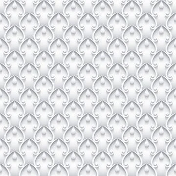 Vector paper cut geometric modern background. Illustrazione stock
