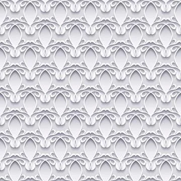 Vector paper cut geometric modern background. Stock Illustration