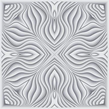 Vector paper cut lines modern background. Stock Illustration