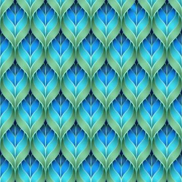 Vector paper cut nature modern background. 库存插图