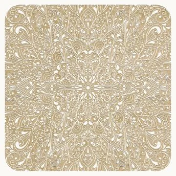 Vector paper cut pattern Stock Illustration