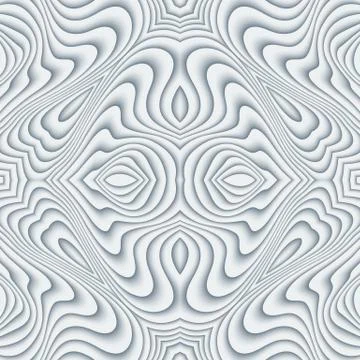 Vector paper cut waves modern background. Stock Illustration