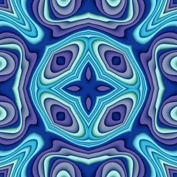 Vector paper cut waves modern background. Stock Illustration