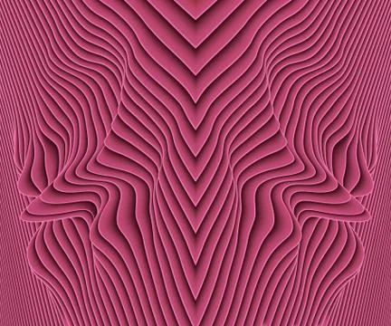 Vector paper cut waves modern frame. Stock Illustration