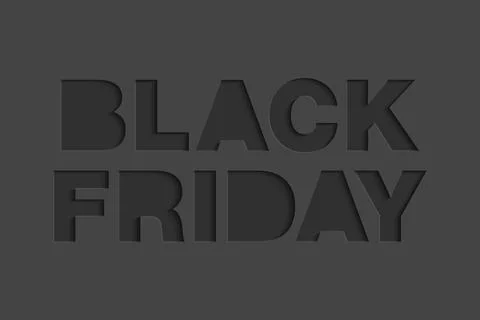 Vector paper cut with words for poster, advertising, banner, site decoration, Stock Illustration