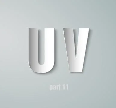 Vector paper graphic alphabet Illustrazione stock