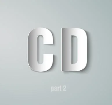 Vector paper graphic alphabet Stock Illustration